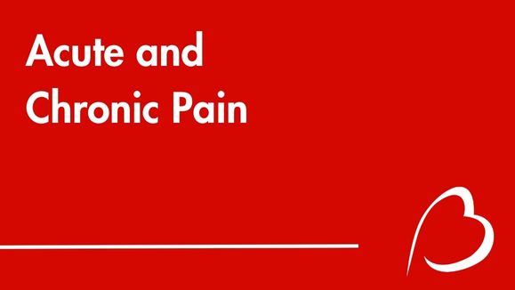 Play YouTube Video - Acute and chronic pain