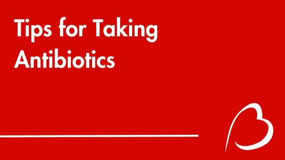 Play YouTube Video - Tips for taking antibioics