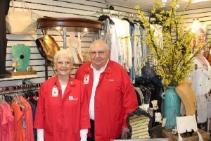 Auxiliary members in the gift shop