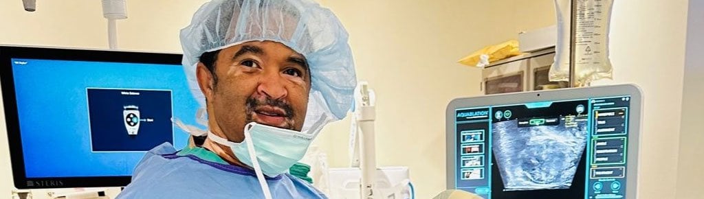 Dr. Bowens in surgical suite 