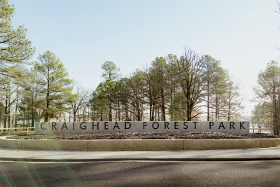 Craighead Forest entrance