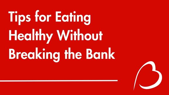 Play YouTube Video - Tips for Eating Healthy Without Breaking the Bank