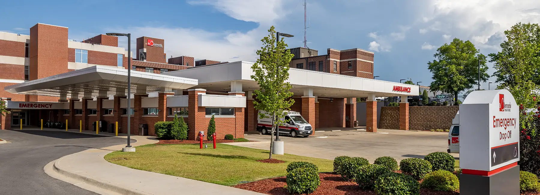 Picture of Emergency Department from Church